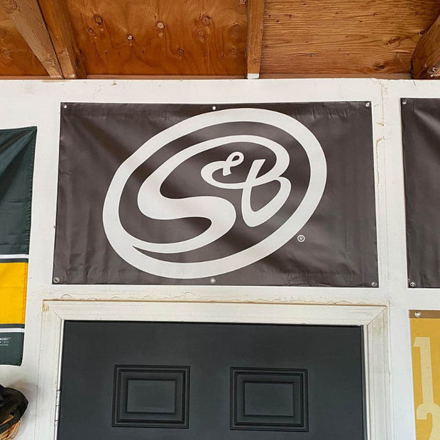 S&B Filters Premium Vinyl Garage / Shop Banner (3' W x 2' H) - S&B