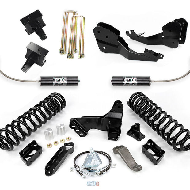 Cognito 4/5 Inch Standard Lift Kit With Fox PS 2.0 PSRR Shocks For 2017-2022 Ford F-250/F-350 4WD
