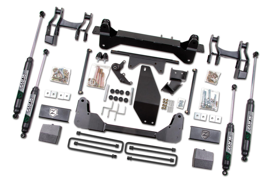 Zone 6" Torsion Bar Drop Lift Kit