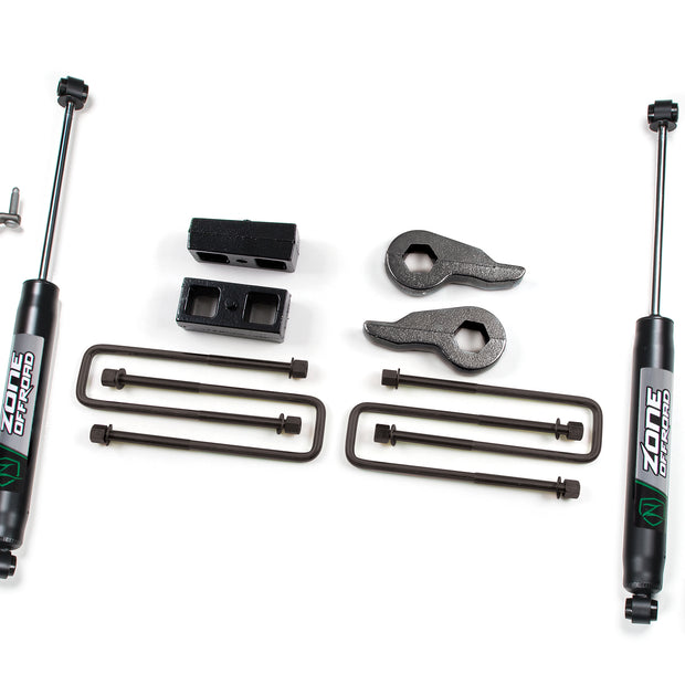 Zone 2" Torsion Key Lift Kit