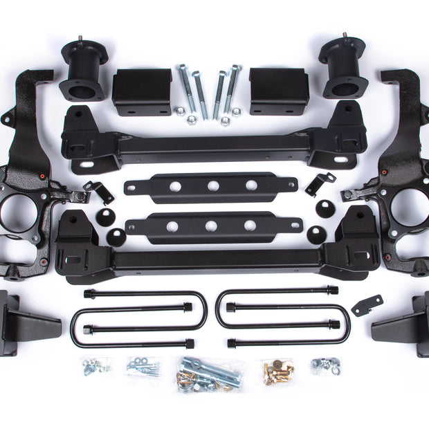 Zone 6" Suspension Lift Kit 4" Rear Lift Block; Spacer Front Nitro Rear