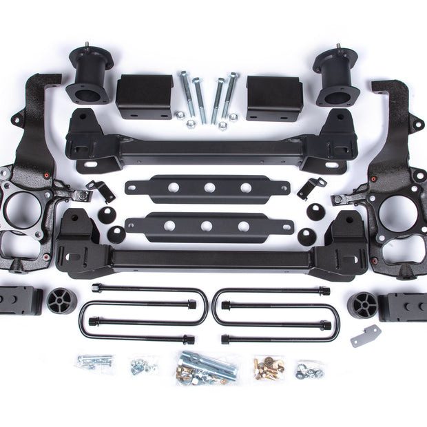 Zone 6" Suspension Lift Kit 3.25" Rear Lift Block; Spacer Front No Shocks