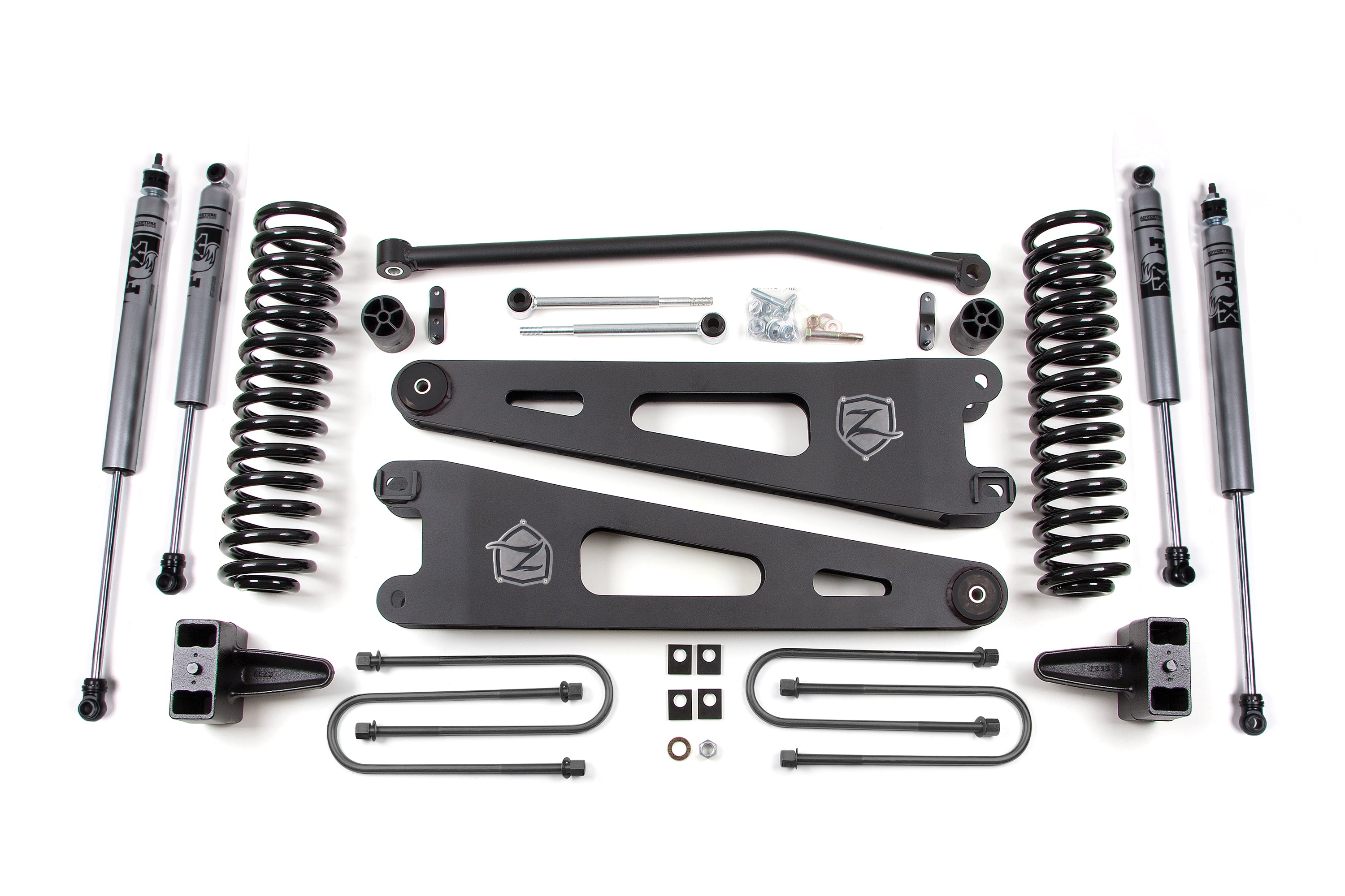 Zone 4 Inch Radius Arm Lift Kit | FOX Adventure Shocks