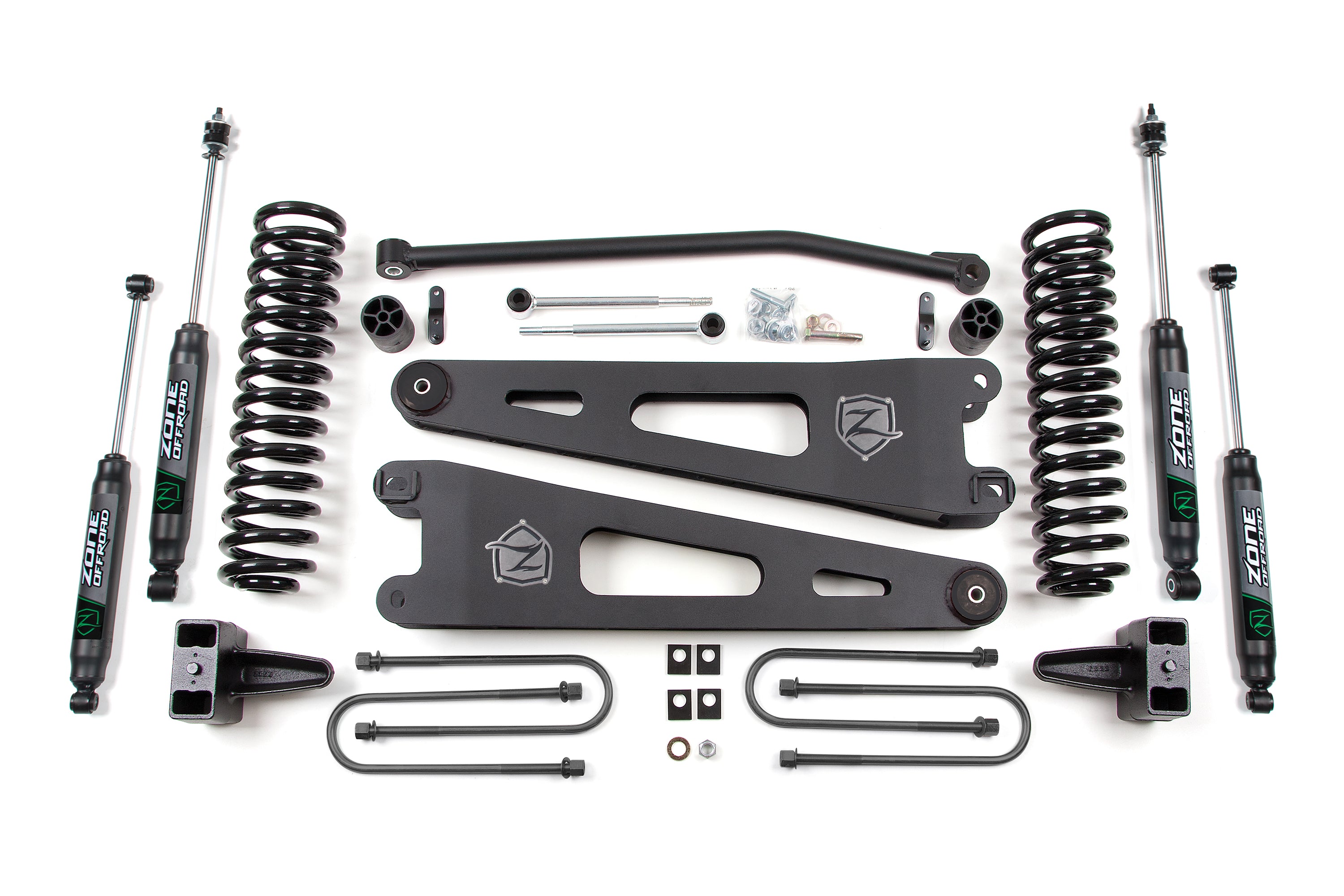 Zone 4 Inch Radius Arm Lift Kit | Nitro Shocks