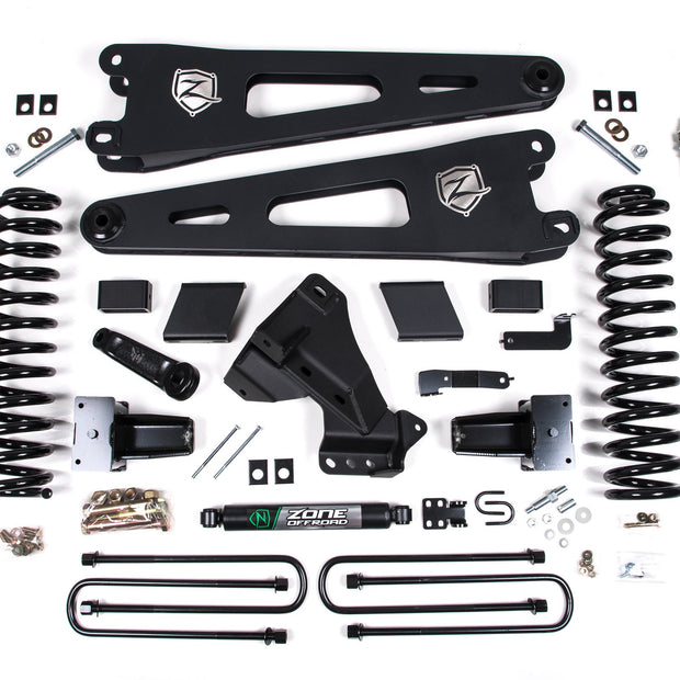 Zone 4" Radius Arm Suspension System - Gas