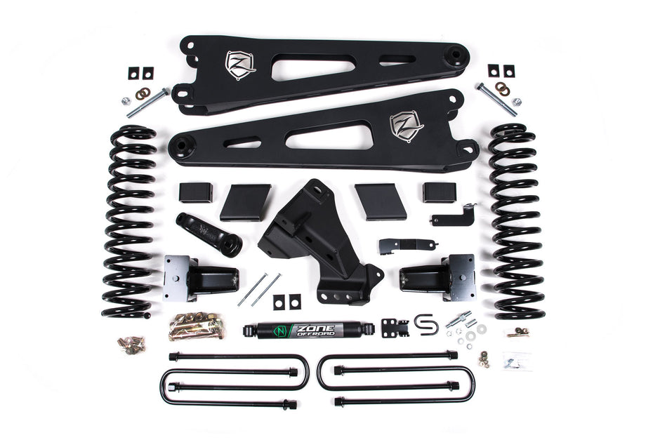 Zone 7" Radius Arm Suspension Lift Kit 4.5" Rear Block - No Shocks