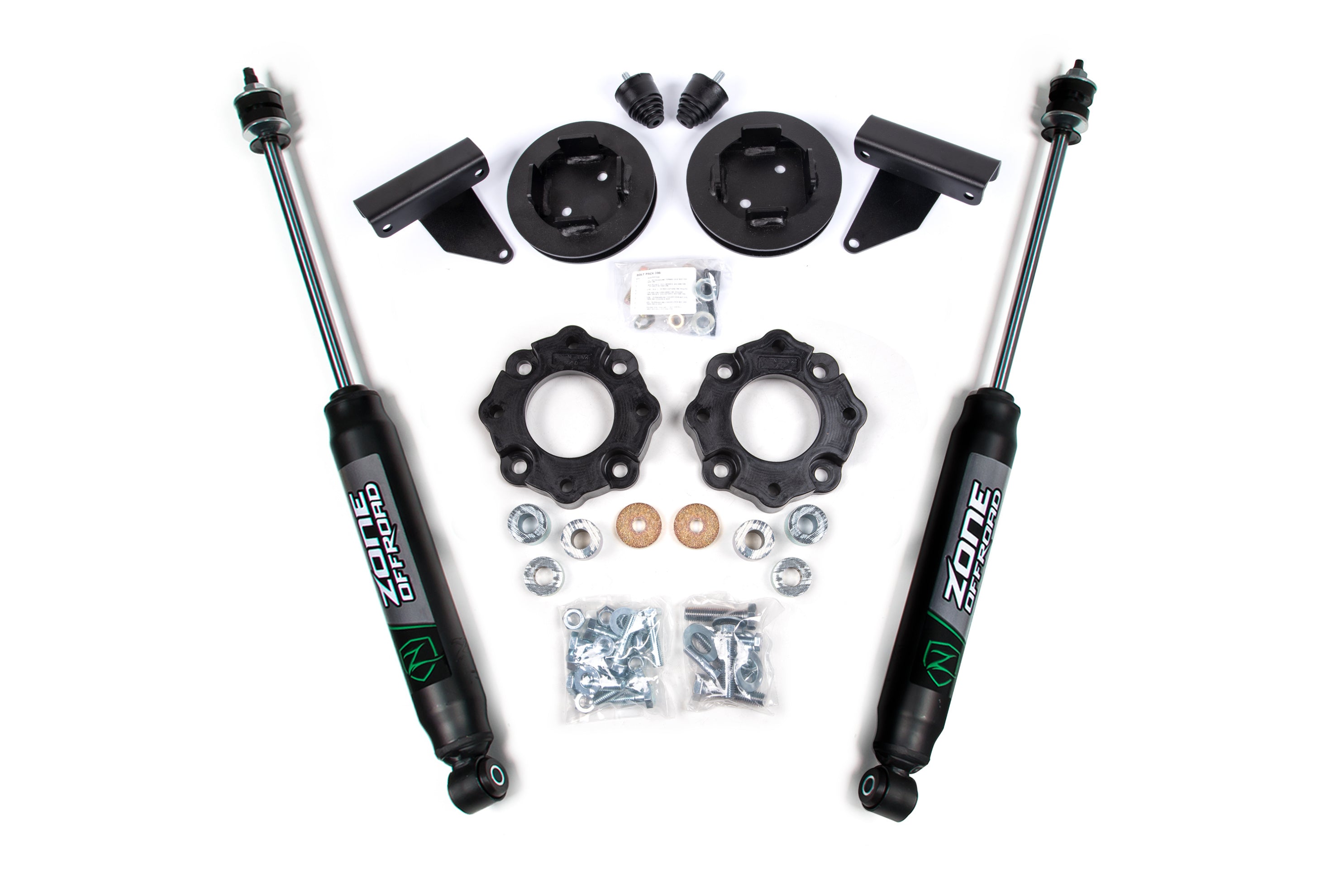 Zone 2 Inch Suspension Lift Kit | Nitro Shocks